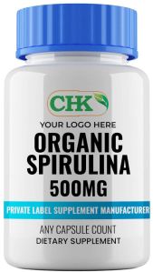 Organic Spirulina 500mg Capsules
