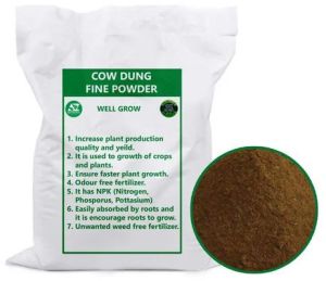 cow dung powder