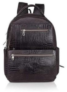 Black Leather Backpack Bags