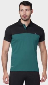 Green Men Plain Cotton T Shirts