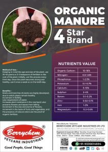 Organic Manure ( 4 Star Brand)