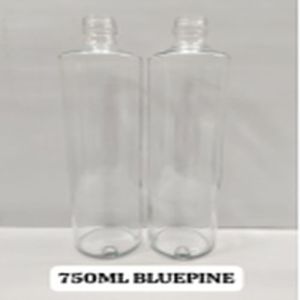 750 Ml Blue Pine Glass Water Bottle