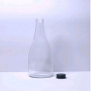 750 Ml Oval Glass Water Bottle