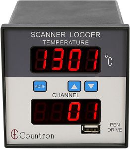 8 Channel Temperature Scanner Logger
