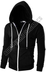 Mens Slim Fit Long Sleeve Lightweight Zip Up Hoodie