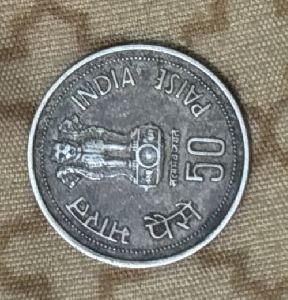 Metal Polished Indra Gandhi Collectible Coin