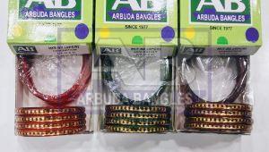 Polished Hit-02 Glass Kada, Color : Green, Red, Maroon