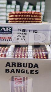 Polished Rk Deluxe 002 Glass Bangles Party Wear, Festive Wear