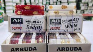 Polished Sansui-013 Glass Kada, Color : Red, White, Gender : Female