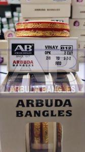 Polished Vinay 012 Glass Kada, Color : Red, Gender : Female