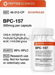 Enhanced Athelete Bpc 157 Pentadecapeptide Capsules for Supplement