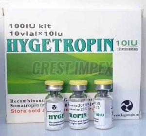 Hygetropin 10 IU Somatropin Injection, Packaging Type : Box