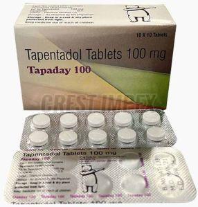 Tapaday Tydol 100mg Tablet, Packaging Type : Box for Pain Relief