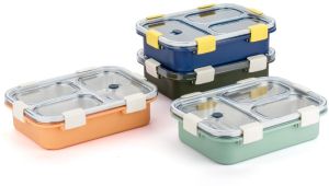 Steel Lunchbox 3-compartment