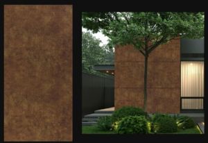 Corten Copper Finish Aluminum Composite Panel