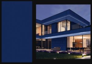 Dark Blue Aluminum Composite Panel
