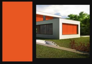 High Gloss Orange Aluminum Composite Panel