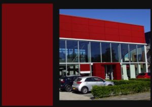 Signal Red Aluminum Composite Panel