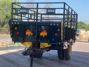 Paint Coated Cast Iron Agricultural Tractor Trolley for Agriculture Use