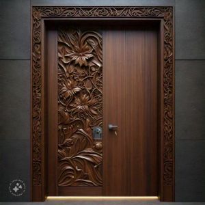 Teak Wood Double Door