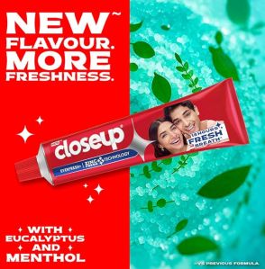 Closeup White Toothpastes , Packaging Size: 80gm