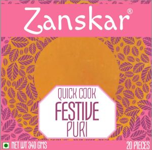 Quick Cook Puri 15 Gms Per Piece, Certification : FSSAI