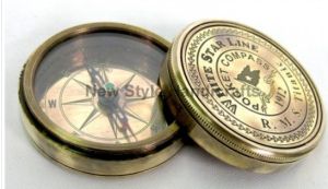 Brass Nautical Compass N-C.005 Standard, Weight : Lightweight