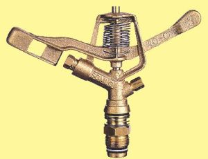 Brass Sprinkler, Color : Golden Standard for Garden Irrigation