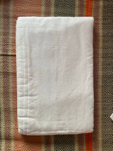 Plain cotton handloom fabric, Packaging Type : Off White for Garments