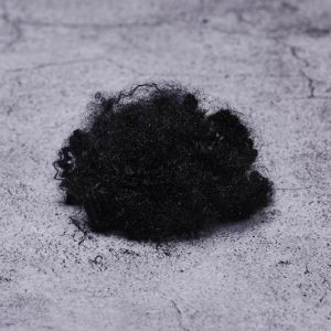 Recycled Polyester Staple Fiber Black