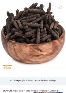 Pipal Badi Piper Longum, Color : Brown, Packaging Type : Plastic Bag