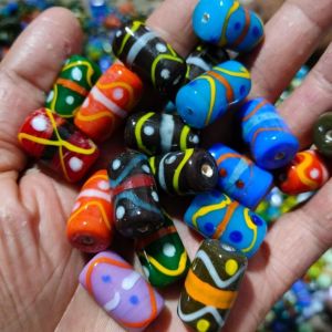 Pipe Glass Lampwork Beads