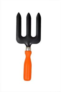 PVC Fork Trowel, Color : Black, Orange for Garden Use