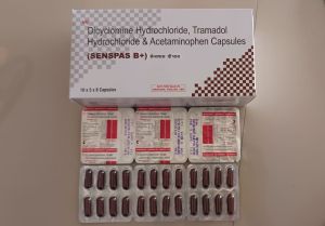 Dicyclomine HCL 10mg+ Acetaminophen 325mg+ Tramadol HCL 50mg Capsule