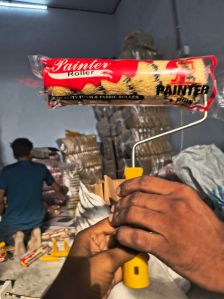 Jsms Foam Tiger Paint Roller, Color : Brown 9 Inch