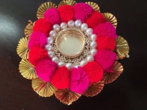 Wax Stylish Decorated Flower Candles, Packaging Type : Box