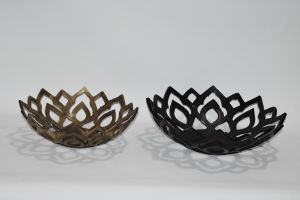 Decorative Lotus Inspired Bowls Set OF 2 Pcs