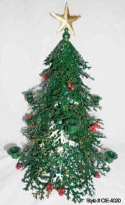 Green Candelabra Christmas Tree