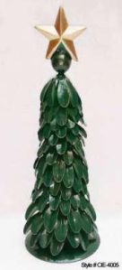 Green Curled Leaf Christmas Tree