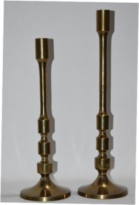 Sleek Cylindrical Taper Candle Holder Set