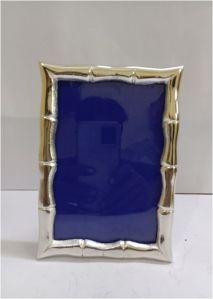 Two Tone Metal Bamboo Style Photo Frame