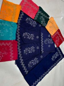 Unstitched Pure Cotton Daily Wear Rajputi Suit, Gender : Female