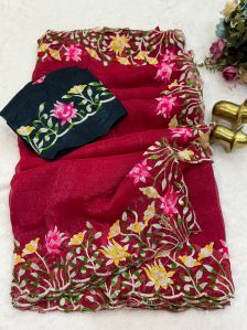 Ladies Designer Zari Work Saree