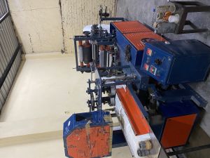 Electric Polished Tissue Paper Napkin Making Machine, Color : Red