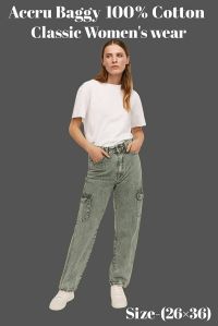 Victory Cotton Accra Baggy Lower, Color : Green Female