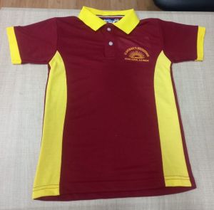 Poly Cotton Boys School Uniform T Shirt