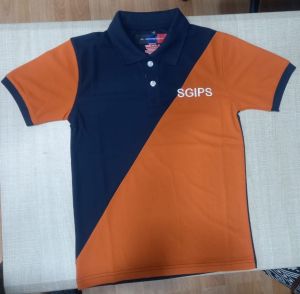 Poly Cotton Polo Neck Boys School Uniform T Shirt