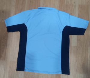 Poly Cotton Sky Blue School Uniform T Shirt