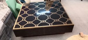 Stainless Steel Gold Decorative Center Table