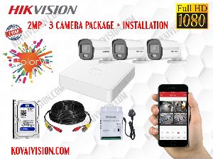 Hikvision Plastic CCTV Camera, Color : White